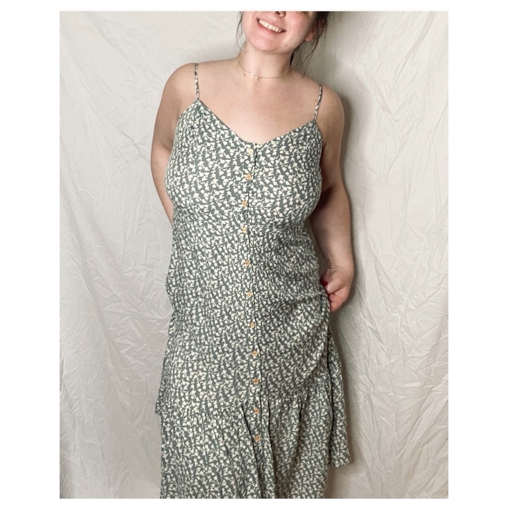 SOLD Floral Print Maxi Dress size XL